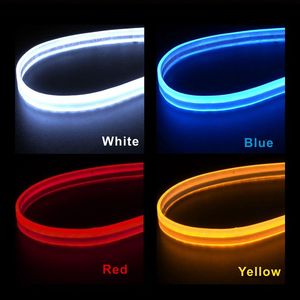 60CM High Brightness Easy Install Sequential Winker <strong>Tape</strong> 18W DRL Turn signal Tube Light with 180 Pcs <strong>Led</strong>