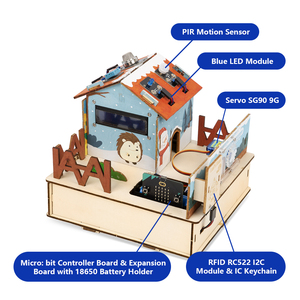 Robotlinking Learning Kit Microbit Smart domotica progetti di casa in legno per Arduino - Product Image 3