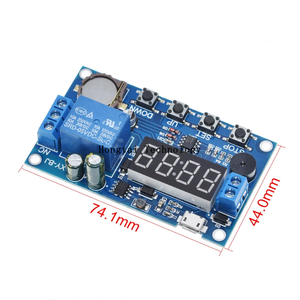 การซิงโครไนซ์เวลาโมดูลรีเลย์แบบเรียลไทม์พร้อมนาฬิกา/การควบคุมเวลา/ล่าช้า24ชั่วโมง5ช่องเวลา DC 5V-60V - Product Image 5