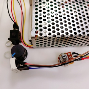 DC 10V-55V 12V 24V 36V 48V 60A PWM DC Governor Brush Motor regolatore di controllo della velocità display digitale reversibile inverso in avanti - Product Image 5