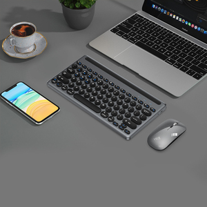Teclado inalámbrico Ratón Modo dual Gaming Silent Computer Keyboard and Mouse Combo - Product Image 1