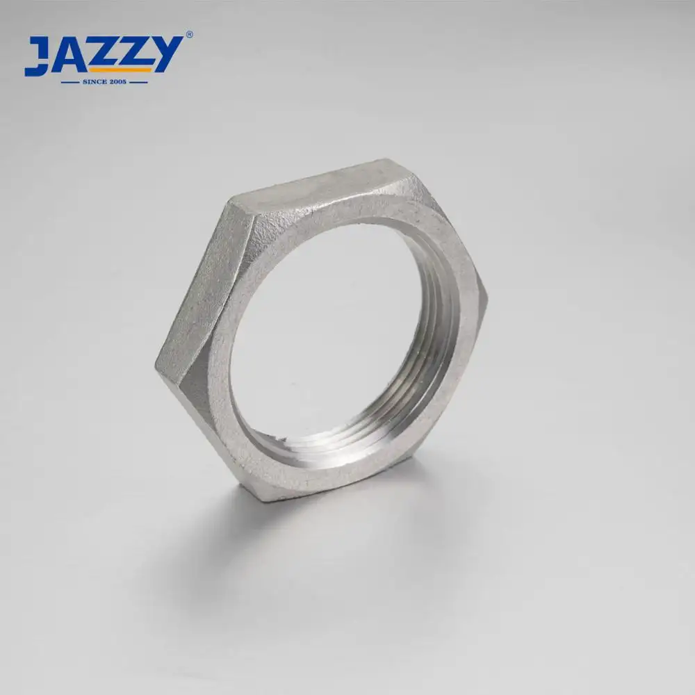 JAZZY-tuerca de bloqueo hexagonal, accesorios de tubería de acero inoxidable, accesorios de tubería de agua