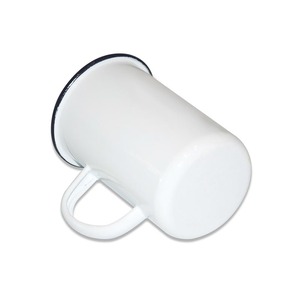 OEM ยี่ห้อพิมพ์ที่กําหนดเองประทับตราเคลือบเหล็กกาแฟเคลือบโลหะถ้วยสูงถ้วยสูงแก้วแก้วเคลือบพร้อมการพิมพ์