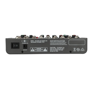 Mezclador de audio y vídeo de 4 canales de venta directa de fábrica MR04DSP con dientes azules/16 efectos DSP/MP3/2 salidas AUX - Product Image 6