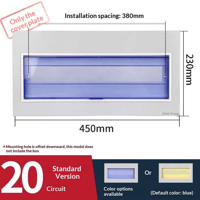 20-digit standard cover plate