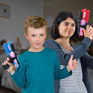Cool Light up Toy Guns <strong>Space</strong> Blasters Gun with Flashing LEDs and Sound Effects Electric Toy Blaster Gun Set - Product Image 4