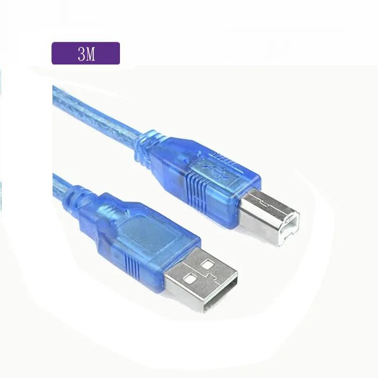 ขายร้อนสายUsb 3เมตรUsb2.0ชายกับUsb Bชายสายพิมพ์สำหรับเครื่องพิมพ์