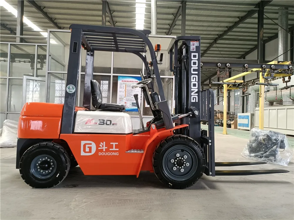 Direct wholesale great standard electric four wheel new style truck 3 ton forklift made in China