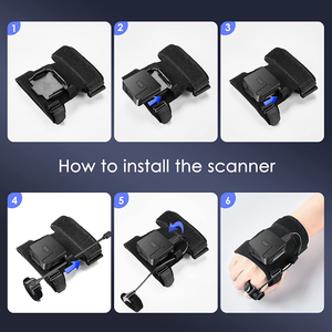 Wearable Blue Tooth 2D <strong>QR</strong> <strong>Code</strong> <strong>Reader</strong> Mini Wireless Barcode <strong>Scanner</strong> Blue Tooth <strong>Reader</strong> Finger <strong>Scanner</strong> for Bulk Goods Checking - Product Image 5