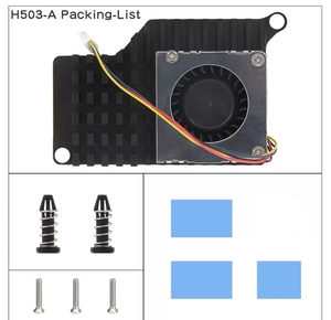 Shenzhen New Fly Tech Cooler Raspberry Pi 5 Model B Board Single Cooling Fan with <strong>Heatsink</strong> - Product Image 6