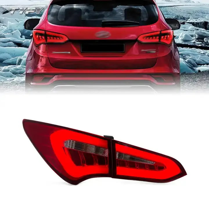 Factory Car Parts LED Tail Lights LED Real Lamp Plug And Play For Hyundai Santa 2013 - 2019