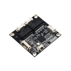 Módulo de conmutador Ethernet rápido Mini compacto de 4 puertos 10/100Mbps | Diseño de divisor y entrada de voltaje amplio de 5-15V - Product Image 1