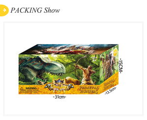 Stone Age ชุดเล่นชุดพลาสติก80PCS รูปของเล่น Mat - Product Image 6
