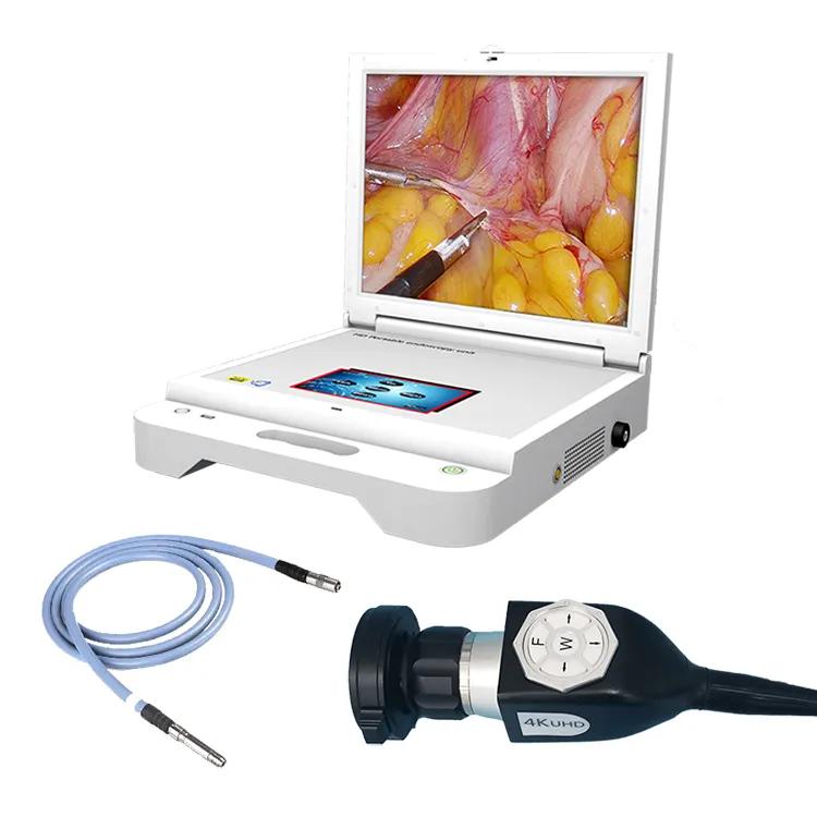 Tıbbi taşınabilir Laparoscopic kamera hd 4 in 1 entegre tıbbi endoskop kamera