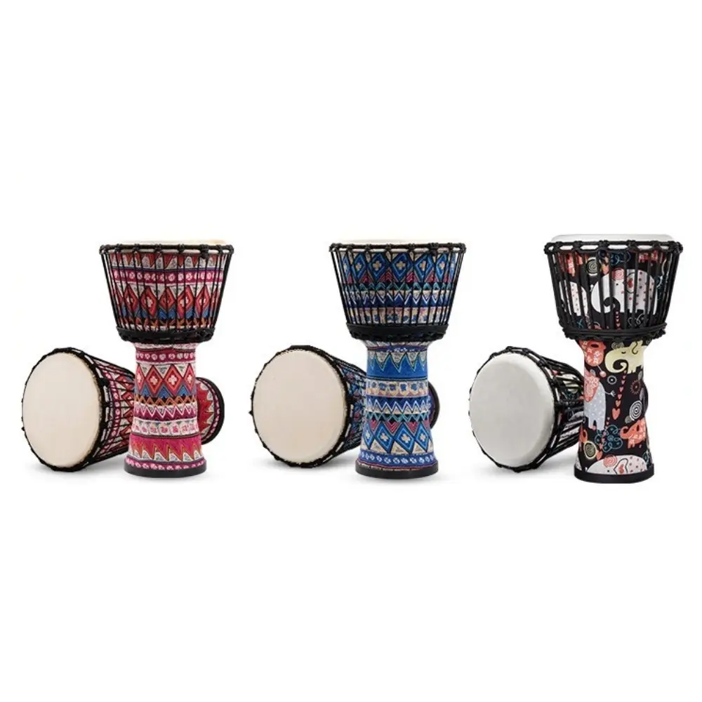 Jelo SLG-AD-4 Djembe tambor de 10 polegadas tambor africano de percussão de mão instrumentos musicais