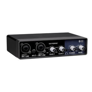 XLR <strong>Microphone</strong> 192KHZ 24 Bit <strong>Audio</strong> Interface Sound Card Studio Recording 2 Channel Soundcard <strong>Audio</strong> Interface Sound <strong>Output</strong> - Product Image 5