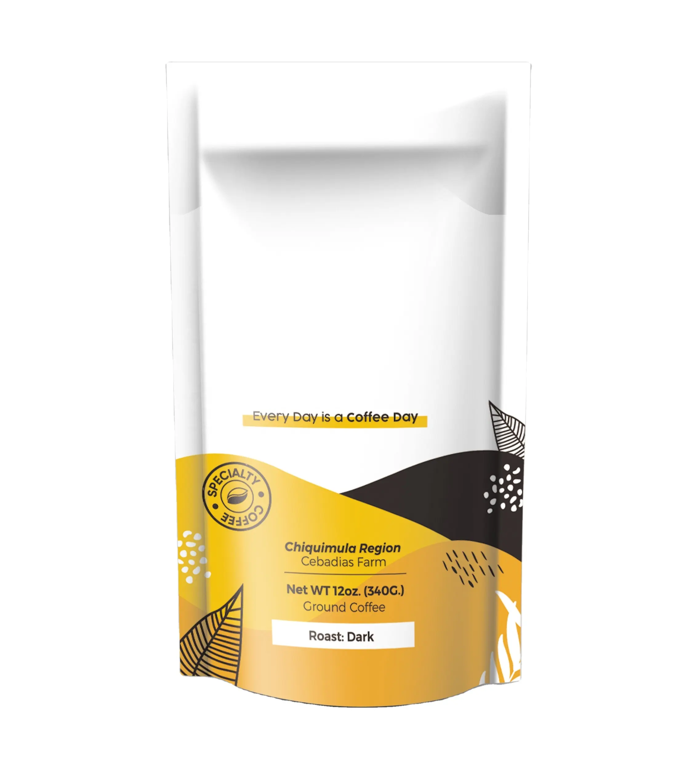 Custom Printed Coffee Bags Moisture Proof Stand up Pouch with Valve Aluminum Zipper Beverages Gravure Printing Surface Handling