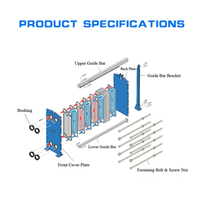Aidear Direct Factory Sale New <strong>Plate</strong> <strong>Heat</strong> <strong>Exchanger</strong> <strong>GEA</strong> VT04 VT10 VT20 VT40 VT80 VT805 VT2508 With Glue and Gasket