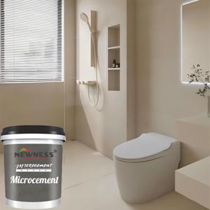 NEWNESS Micro Cement Price Slip-resistant Feel Coarse/middle/fine Sand Microcement Price Microcement Paint