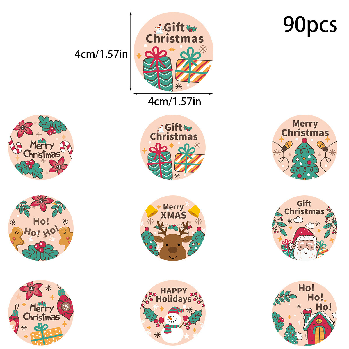 colorful 90pcs