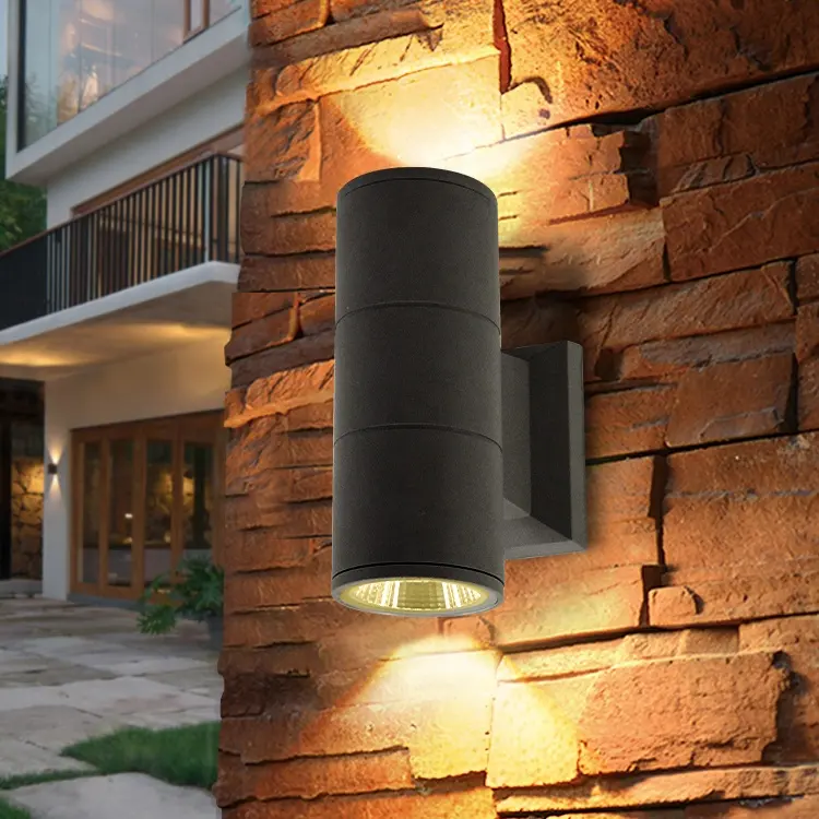 Modern Decoration Wall Mounted Porch Corridor Sconce Lights Up And Down Outdoor Wall Light Led Waterproof Ip65 Outdoor Wall Lamp