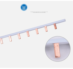 Izoleli tarak bakır bara 1p Pin tipi kırmızı bakır bara için kullanılan elektrikli bara sistemi - Product Image 4