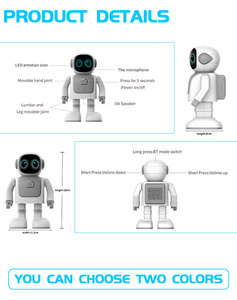 Giocattolo per bambini in età prescolare regalo di natale programmato Robot intelligente danza e canto Stereo 4.2 BT altoparlante Robot telecomandato - Product Image 4