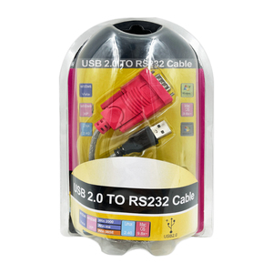 USB 2.0至RS232 Db9串行打印机传输数据线转换器Usb至RS232串行9针适配器电缆 - Product Image 5