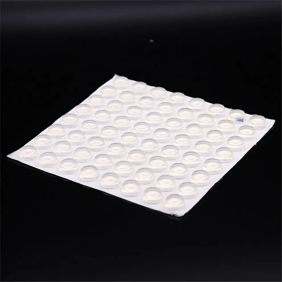 Hundert Größen Großhandel Günstige Anti-Rutsch-Gummi Fuß Bumpon Adhesive Dots Hemisph erical Black Silicon Sheets