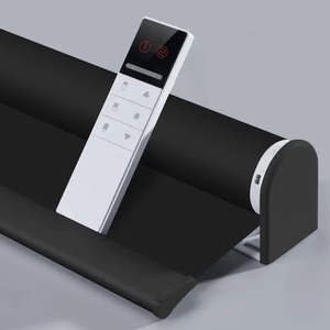 Tende oscuranti motorizzate per finestre telecomando tende a rullo Wireless e ricaricabili tessuto per tende per finestre