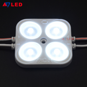 20ชิ้น2835ฉีดนำโมดูล24โวลต์ที่มีเลนส์กันน้ำ IP67 3วัตต์4 Leds แหล่งนำแสงโมดูลสำหรับการโฆษณาป้าย
