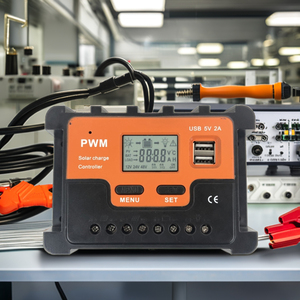 Cinese Smart 12V/24V 10A PWM solare Char Controller con schermo LCD batteria agli ioni di litio 60A/50A/40A - Product Image 4