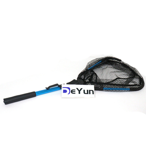 Coated Rubber HDPE Monofilament Freshwater/Saltwater Floating Fishing <strong>Nets</strong> Red Carp <strong>Koi</strong> Landing <strong>Net</strong> Foldable Telescopic Fly - Product Image 3