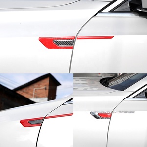2 adet gece görüş anti-çarpışma şerit çıkartmalar güvenlik uyarı koruyucu güvenlik çıkartmaları araba yan kapı yansıtıcı Sticker - Product Image 2