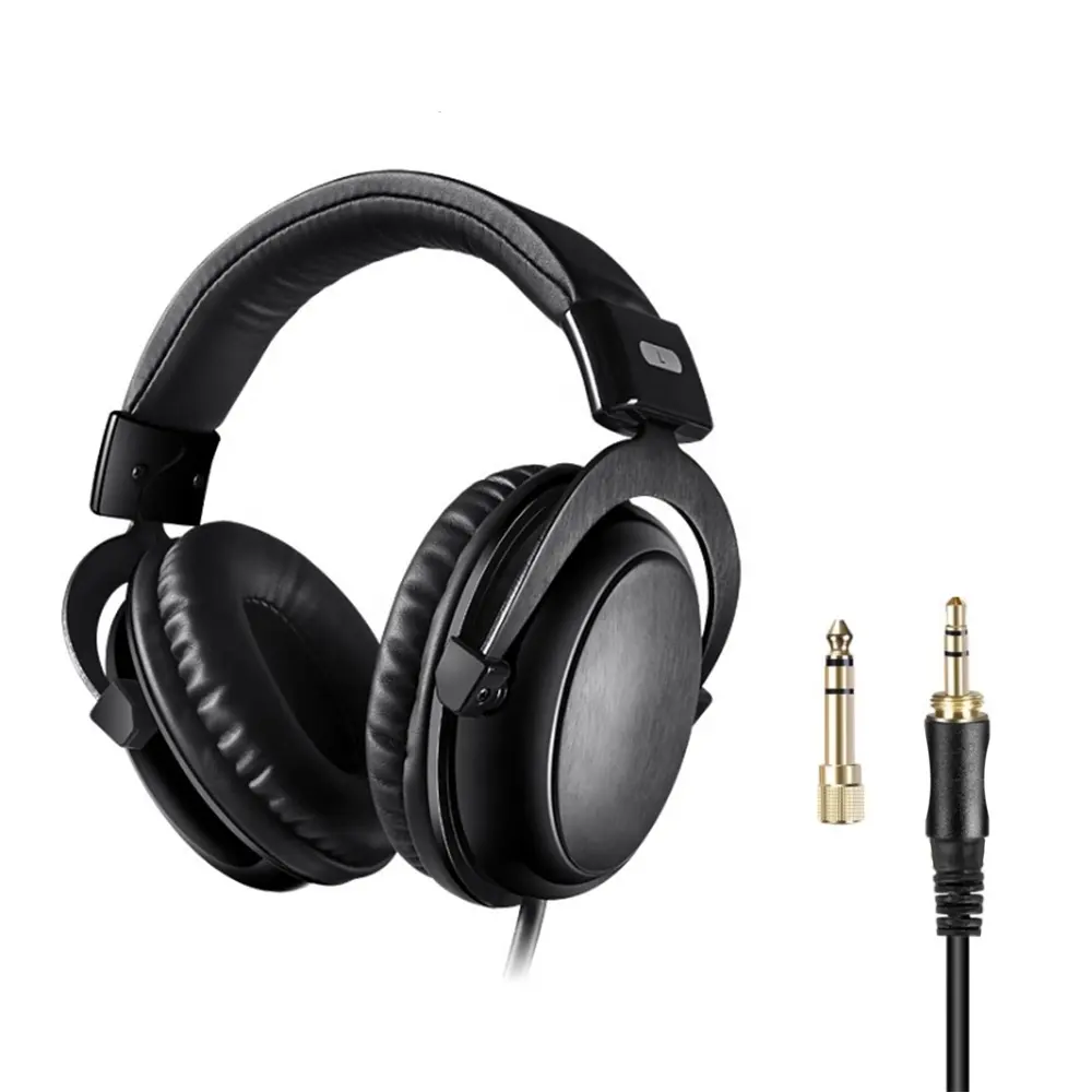 Deep Bass Best Quality Promotional Neodymium Driver New Style with volume control Oem Logo Wired Studio headphones