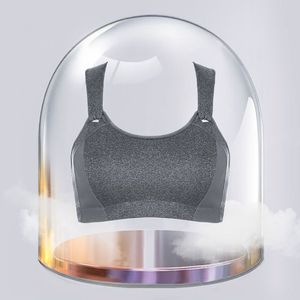 Toptan özel Logo kadın spor sıkı ayarlanabilir Racerback sutyen yüksek darbe Yoga spor sütyen