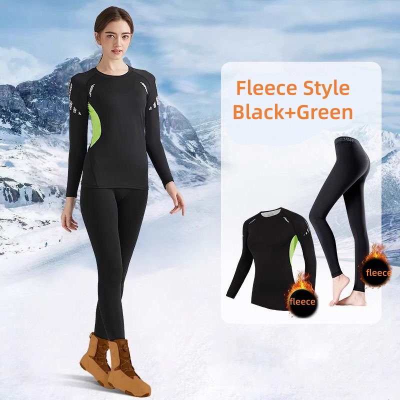 Fleece-Black/Green
