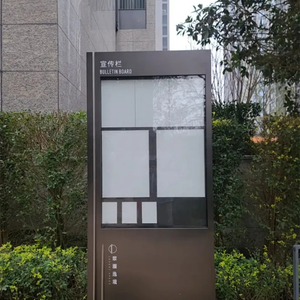 Bảng thông báo cộng đồng bảng thông báo công cộng bảng thông báo công cộng biển báo khu vực danh lam thắng cảnh công viên khu dân cư ngoài trời thép không gỉ - Product Image 3