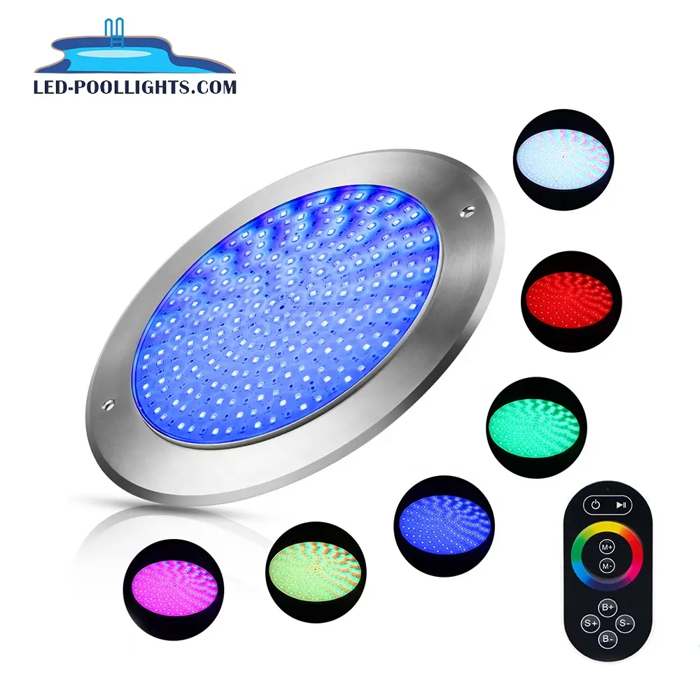 35W Rgbw 12V Smartphone Slanke Platte Zwembadverlichting Ip68 Onderwaterlamp 316ss Led Onder Water Verlichting Piscina