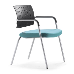 GS-1796C Budget Chair Project <strong>case</strong> <strong>Excellent</strong> Plastic Backrest Chair With Four-legs Base - Product Image 3