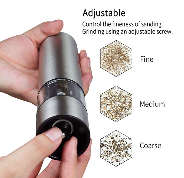 Manufactures/Supplier black pepper Amazon Top Seller spice maker Mill Salt and Pepper Grinder for Kitchen