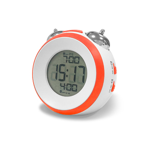 Reloj Despertador con campanas gemelas de metal, reloj de mesa LCD Digital, reloj de escritorio multifunción, luz trasera para dormir pesada - Product Image 6