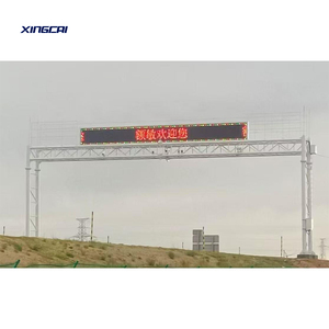 Xingcai P10จุ่มกลางแจ้ง LED ติดผนังวิดีโอความเร็วสูง, โมดูลจอแสดงผลแบบจุ่มลงบนหน้าจอ LED นำทางการจราจร P10