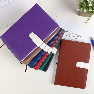 Taccuino in pelle di decompressione semplice con Logo personalizzato in carta colorata - Product Image 4
