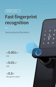 Intelligent Fingerprint Smart Door <strong>Lock</strong> <strong>Blue</strong> Tooth Password Keyless Apartment Security Door Lever <strong>Lock</strong> With Mechanical <strong>Key</strong> - Product Image 2