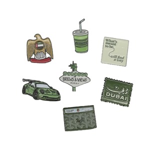 Özel suudi arabistan mobil fotoğraf rozeti Sticker, <span class=keywords><strong>3m</strong></span> yapışkanlı Metal Pin broş etiket etiket telefon için - Product Image 2