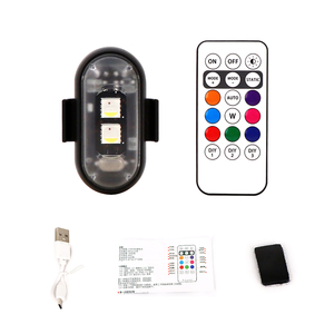 Raych Fly Led RGB Color Remote Control Multiple Modes Brightness Anti-collision <strong>Light</strong> Warning at Night Strobe <strong>Light</strong> for Car - Product Image 4