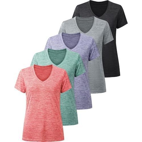 Lot de 5 : Gris Foncé, Gris Clair, Rouge Pastèque, Violet, Vert Pin