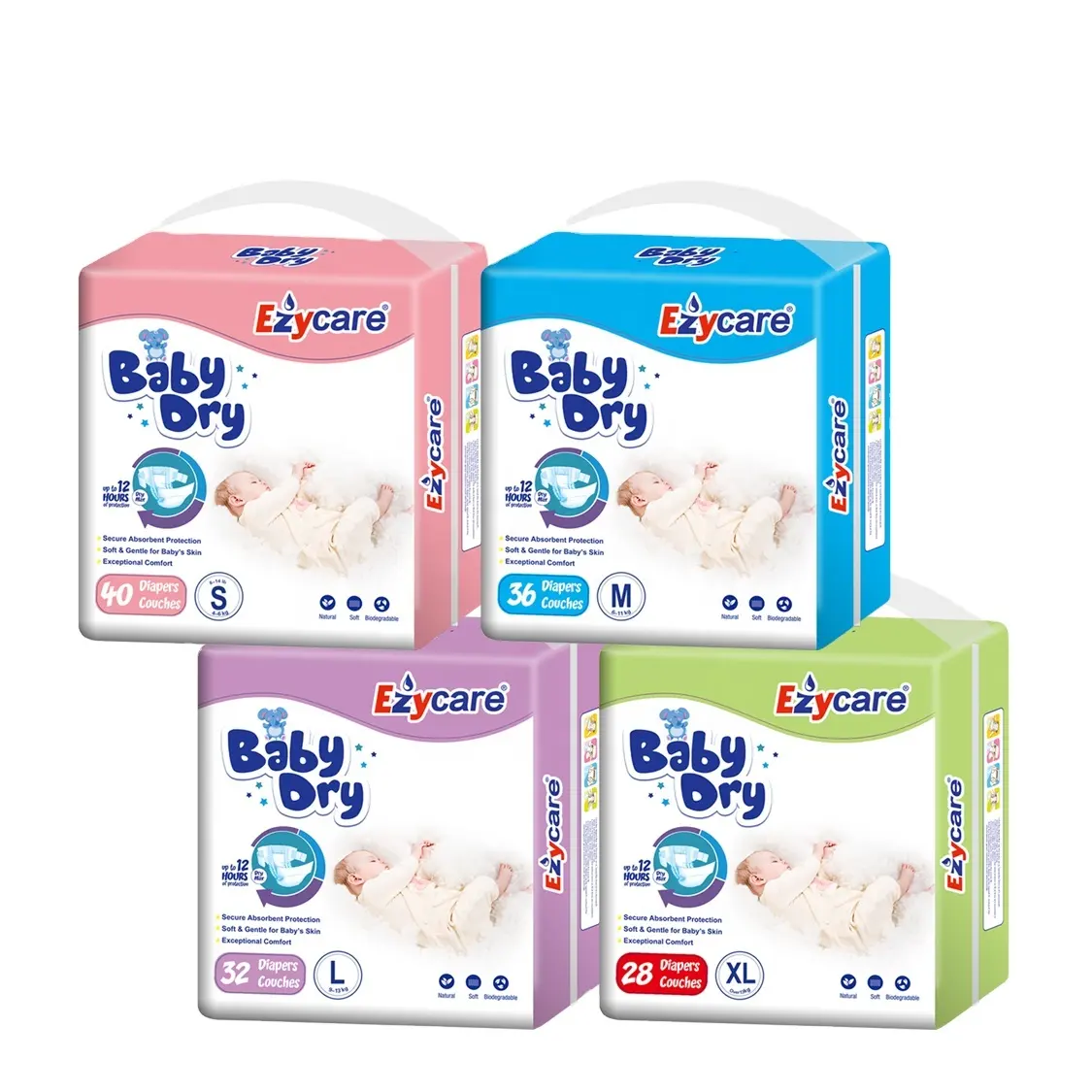 중국 공급 업체 아기 제품 건조 부드러운 일회용 아기 기저귀 제조 업체 중국에서 고품질 아기 기저귀