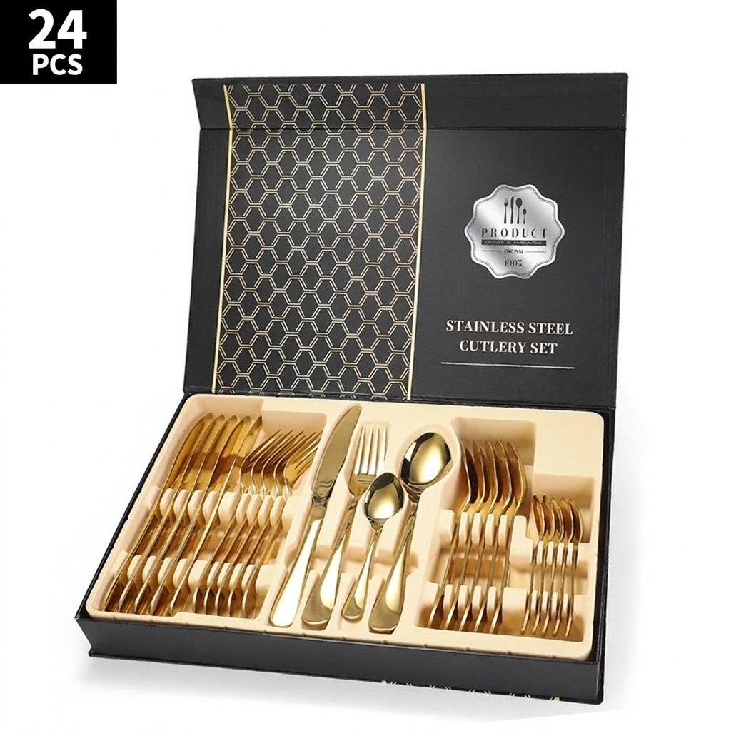 Gold 24pcs, Flip Box